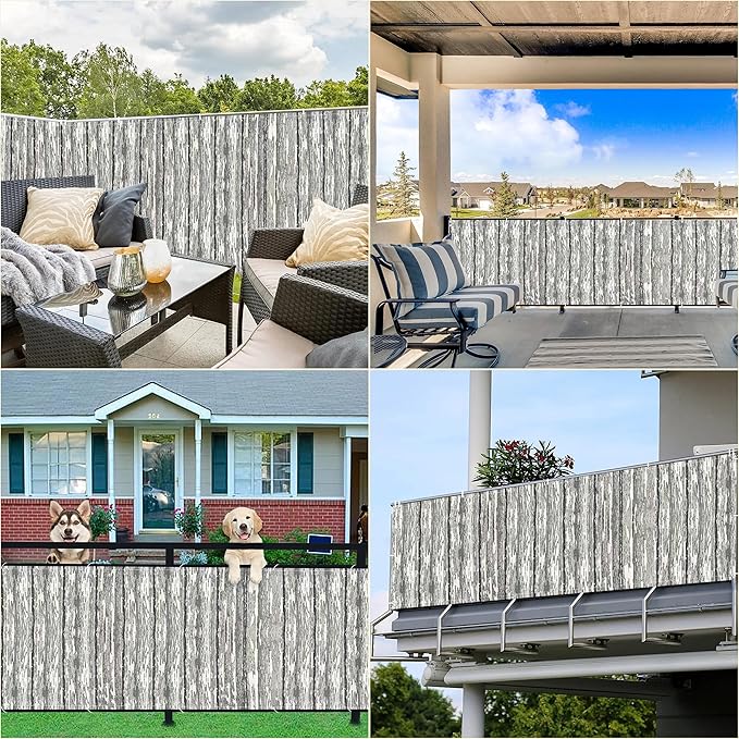 Privacy Fence Screen 9.8' x 26.2' UV-Resistant Visibility Reduction Outdoor