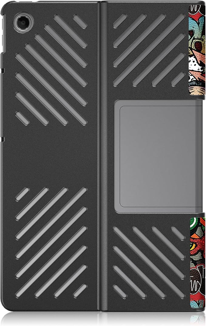Case Compatible with Lenovo Tab Plus Tablet 2024 Folio Case for Lenovo Tab Plus 11.5 inch (TB351FU) Hard Shell Smart CoverBlack