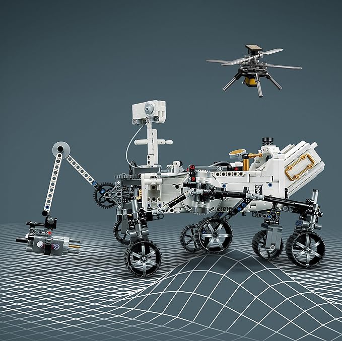 Lego Technic NASA Mars Rover Perseverance Space Model with AR Application Experience, Construction Toy Vehicle Science and Engineering, Gift for Boys and Girls 10 Years Old and Over 42158
