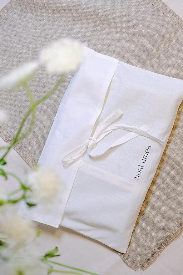 100% Linen Napkins Set of 4 -Sage Green Cloth Dinner Napkins, Embroidered, Washable and Reusable, Elegant Table Decor for Summer Dining, Wedding & Special Occasions, 17.7 x 17.7 Inch