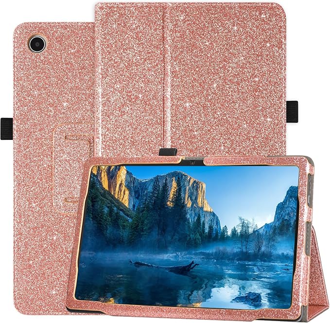 Case for Onn. 10.4 Tablet Pro (2023 Model:100110603) - Folio PU Leather Stand Cover with Pencil Holder Almond Blossom
