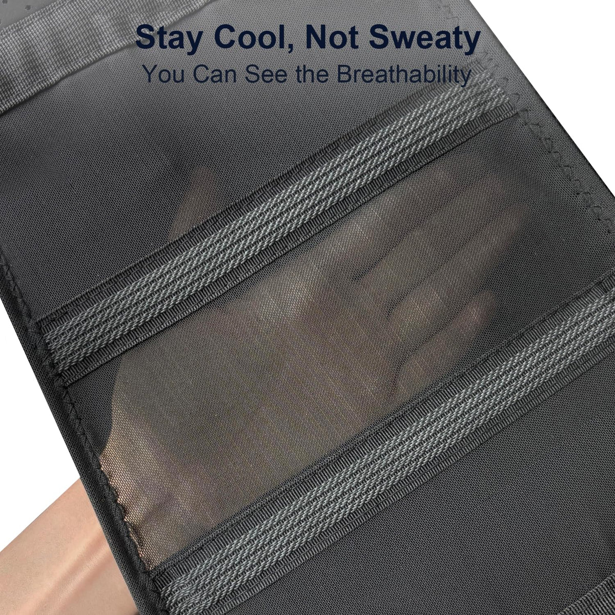 Back Brace for Lower Back Pain Relief, Low-Profile Lumbar Support Belt with 7 Stays and Dual Pulley Compression, Lightweight Back Support Brace for Men and Women, for Work, Driving, Sitting, Standing and Daily Wear