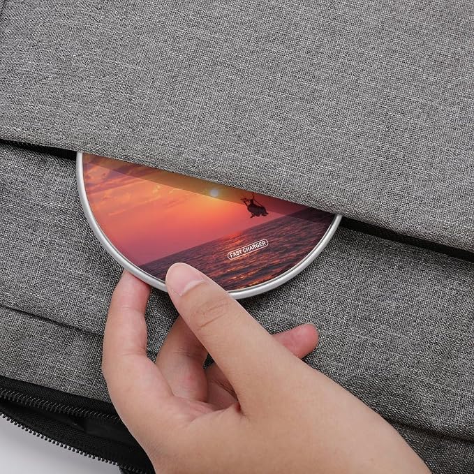 Skydiving Red Sunset Sea Wireless Charger SlimWireless Charging Pad Anti-Slip Charger Mat for Men Women