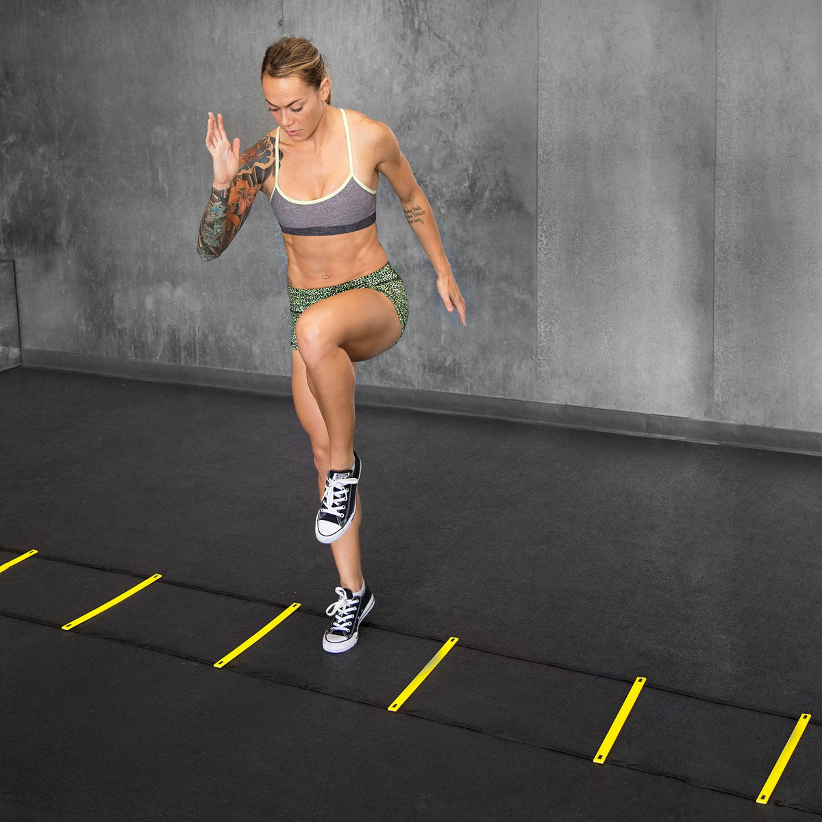 ProsourceFit Speed Agility Ladder for Speed Training and Sports Agility Workouts with Free Carrying Bag, 20 Rung