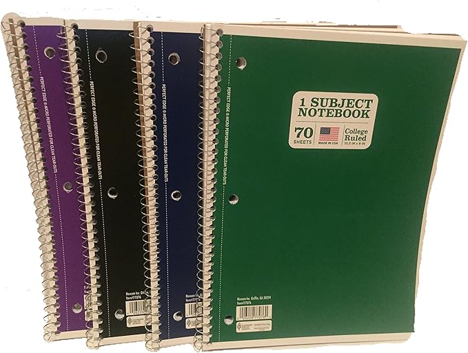 Secondary School Supply Pack - 25 Essential Items for College, High School or Middle School. Includes Pencils, Paper, Binders, Notebooks, Folders and More! 25 Piece Bundle