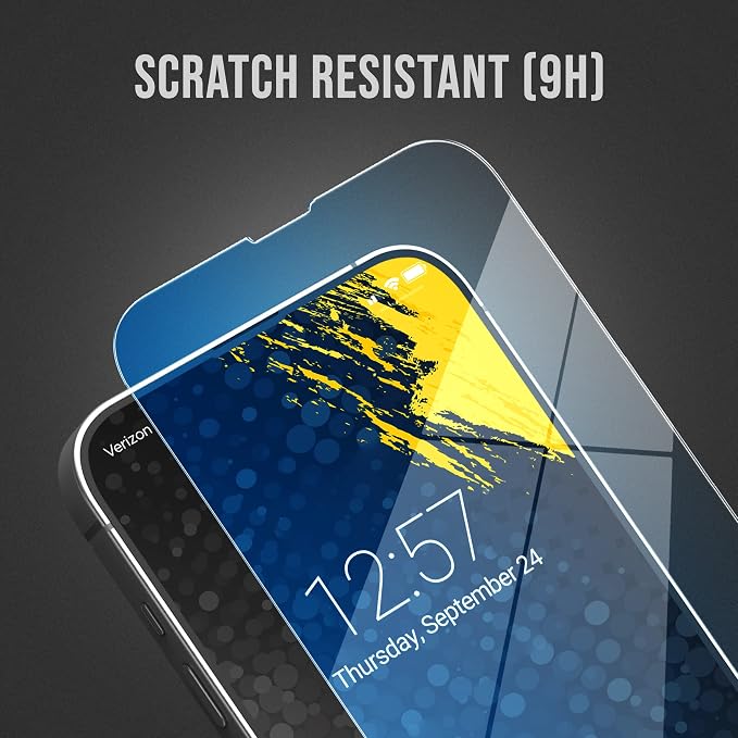 magglass Blue-Light Screen Protector Compatible with iPhone 14 Pro - Tempered Glass Bluelight Filter (Easy Applicator Included)
