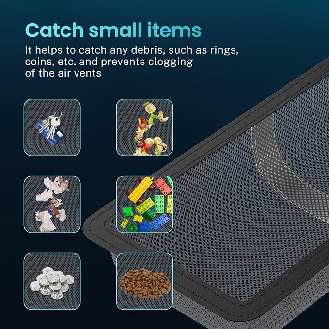 6 Pack Floor Register Cover Trap, HG Power 4 x 12 Inch Floor Vent Screen Net