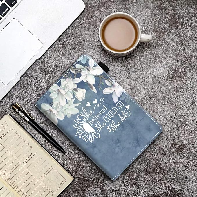 Case for Amazon Kindle Fire HD 10 &amp 10 Plus Tablet 10.1 (13th/11th Generation 2023/2021 Release) - PU Leather Folio Case with Smart Auto Wake/Sleep American Flag Camo