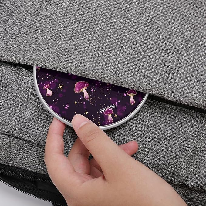 Mushroom Wireless Charger Portable Charging Pad | LightweightAll Smartphone