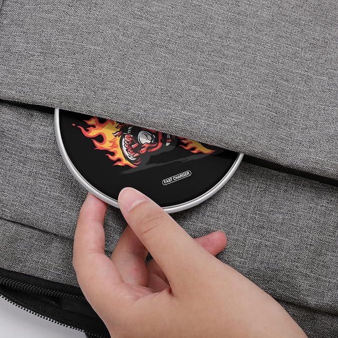 Fire Motorcycle Wireless Charger Portable Charging Pad | LightweightAll Smartphone