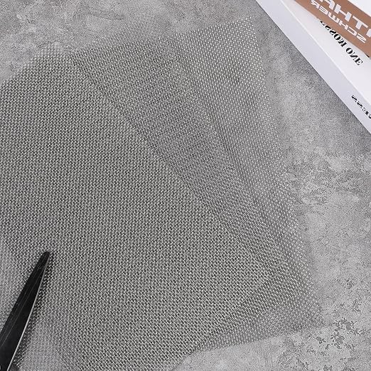 6 Pack 8.27 x 5.9 Inch Stainless Steel Wire Mesh Screen, 20 Mesh Woven Metal