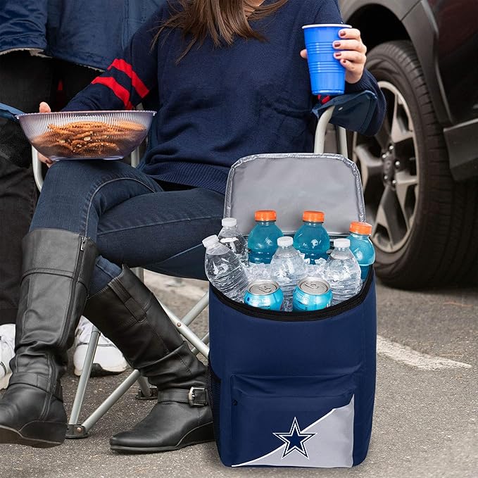 FOCO Dallas Cowboys NFL Cooler Backpack, Team Color, One Size