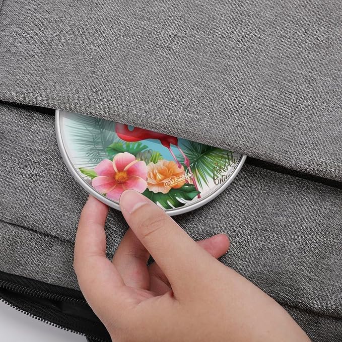 Tropical Flamingo Wireless Charger Fast Charging Pad | Anti-Slip Qi Certified Wireless Charging Pad for All Phones with Wireless Charging Function for Home Office Travel