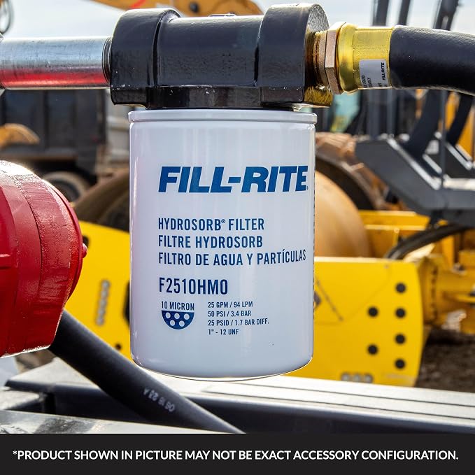 Fill-Rite F2510HM0 10-Micron Water Detecting Fuel Filter – 25 GPM Diesel