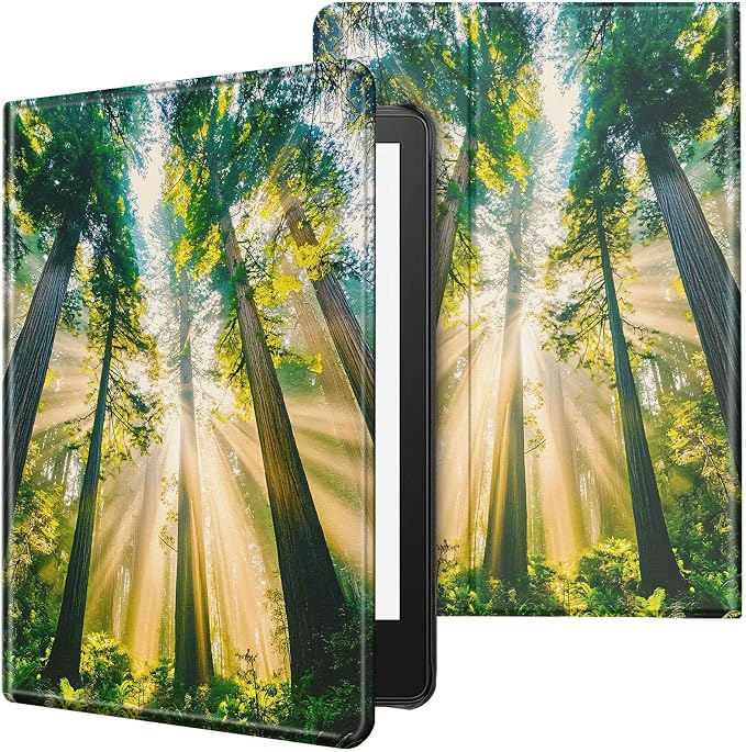 Case for All-New Kindle Paperwhite 12th Generation 7 inch 2024 &amp Kindle Colorsoft Signature Edition 2024 Lightweight Protective PU Leather Smart Stand Cover with Auto Wake Sleep - a Beautiful Gala