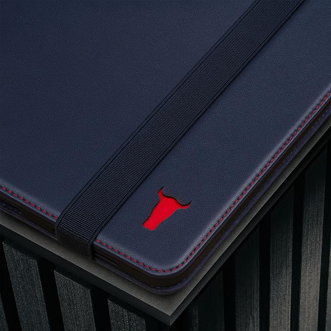 TORRO Case Compatible with iPad Pro 11” M5 / M4 (2025/2024) – Premium Leather iPad Pro 11” 2025/2024 Case with Stand Function Apple Pencil Connectivity and Wake/Sleep Function (Black)