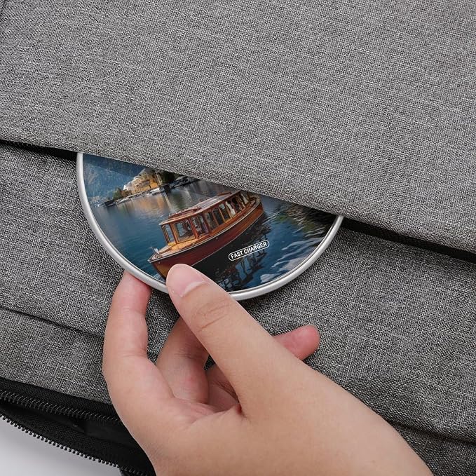 Hallstatt Mountain Village Lake Wireless Charger Portable Charging Pad | LightweightAll Smartphone
