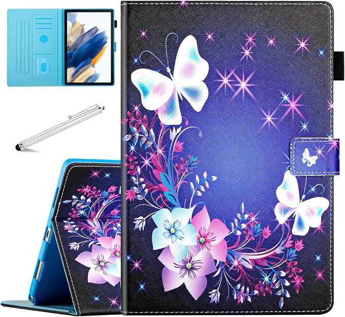 Fancity Case for Samsung Galaxy Tab A7 10.4 inch 2020 SM-T500/T505/T507 | Flexible PU Leather Case with Adjustable Standing Auto Sleep/Wake Card Slots &amp Pencil Holder for Galaxy Tab A7  Butter