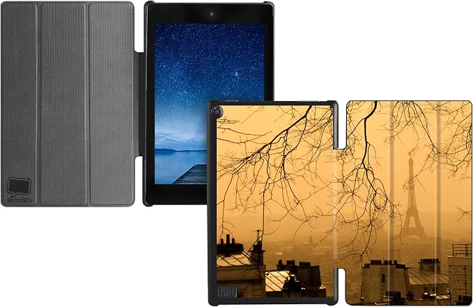 caseable Fire Tablet Cover with Blossom Bird Design