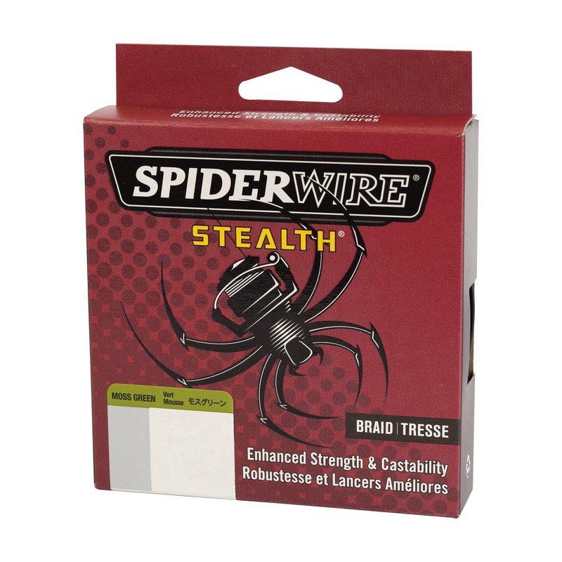 SPIDERWIRE SCS50G-125 Stealth, 125-Yard/50-Pound, Moss Green
