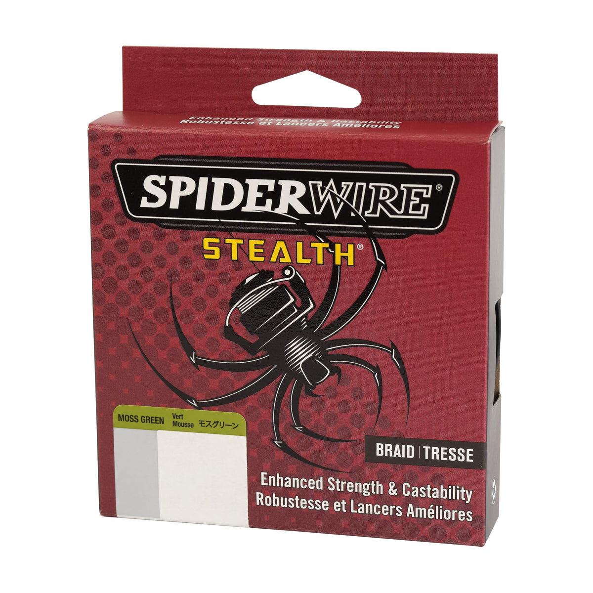 SPIDERWIRE SCS6G-125 Stealth, 125-Yard/6-Pound, Moss Green