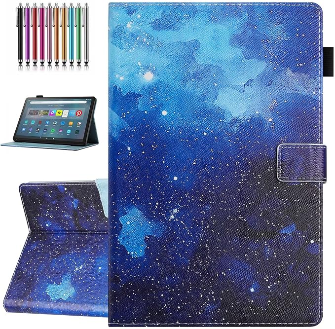 Case for Amazon Fire Max 11 Tablet (13th Generation 2023 Release) Auto Wake/Sleep Premium PU Leather Folding Stand Cover with Pen Holder &amp Multiple Viewing Angles - Beach