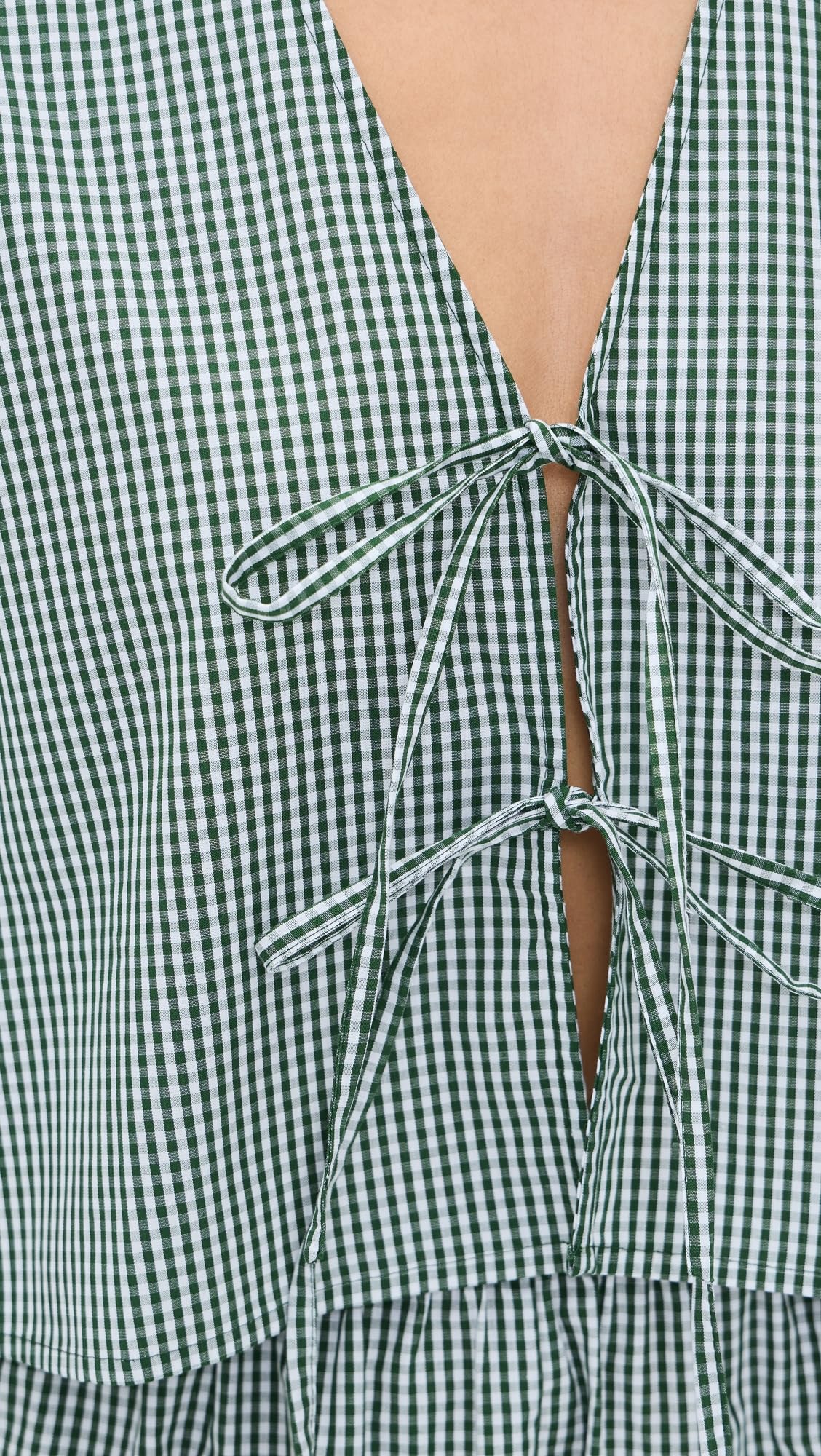 o.p.t Women's Wilder Set, Green Gingham, XS