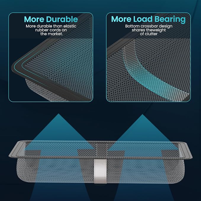 6 Pack Floor Register Cover Trap, HG Power 4 x 12 Inch Floor Vent Screen Net