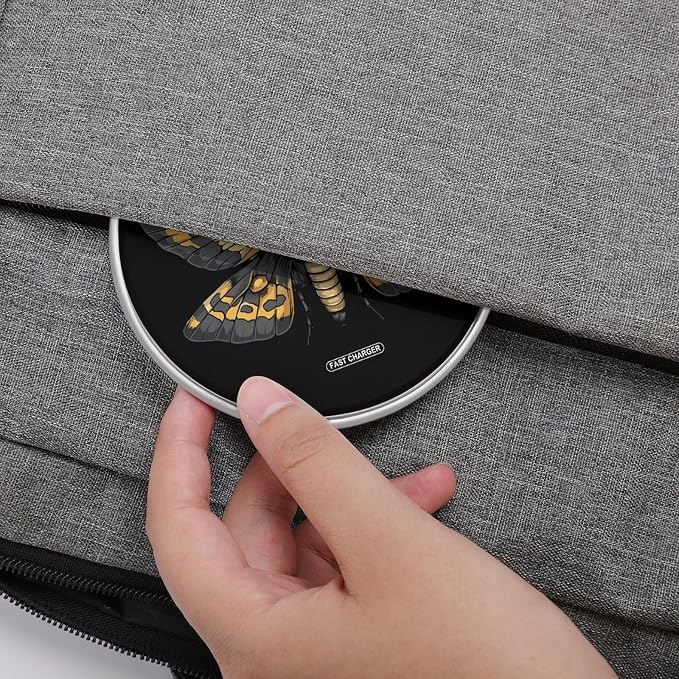 Death's Head Hawk Moth Wireless Charger Portable Charging Pad | LightweightAll Smartphone