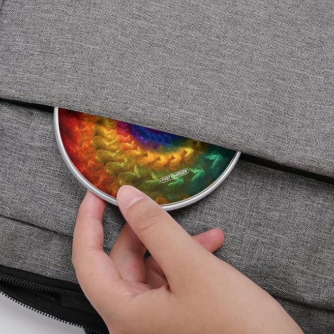 Psychedelic Tie Dye Wireless Charger Portable Charging Pad | LightweightAll Smartphone