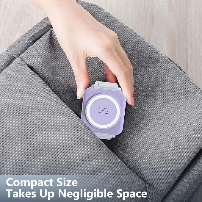 Travel Charger for Samsung Multi Devices Foldable 3 in 1 Wireless Charging Station Fast Charging Stand/Pad Compatible for Samsung Galaxy S26/S25/S24/S23/Note20 GalaxyWatch8/7/6 Galaxy Buds4