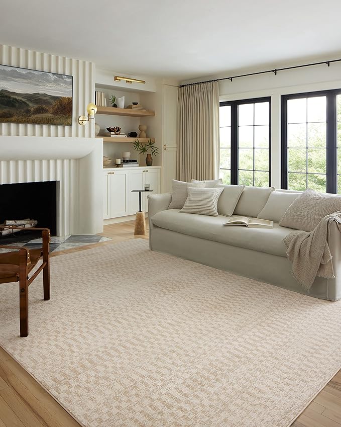 Loloi Kamala Collection KAM-05 Ivory/Natural 11'-2" x 15'-7" Area Rug