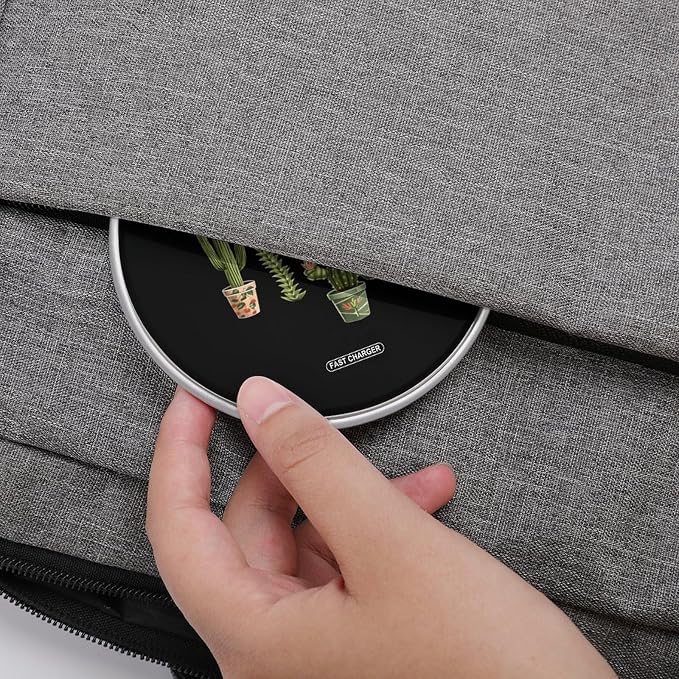 Plant Lady Wireless Charger SlimWireless Charging Pad Anti-Slip Charger Mat for Men Women