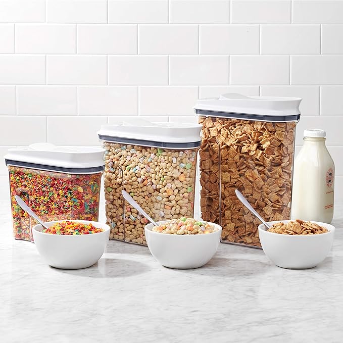 OXO Good Grips Airtight POP Small Cereal Dispenser (2.5 Qt),2.5qt,2.5 Qt - Granola