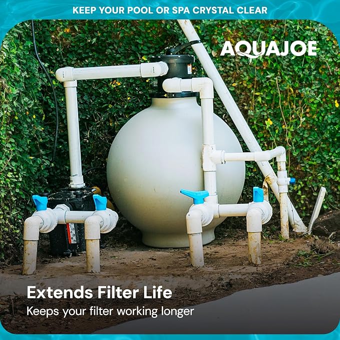 Aqua Joe Premium Pool and Spa Filter Sand, Natural Silica, 50 Lb Bag