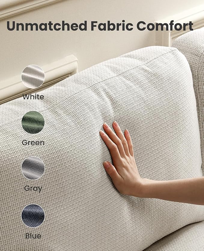 Amada 65" Loveseat Sofa, 2 Seater Couch with Deep Seats and Wide Armrests for Living Room, Comfy Couch with Removable Washable Covers, Easy Assembly