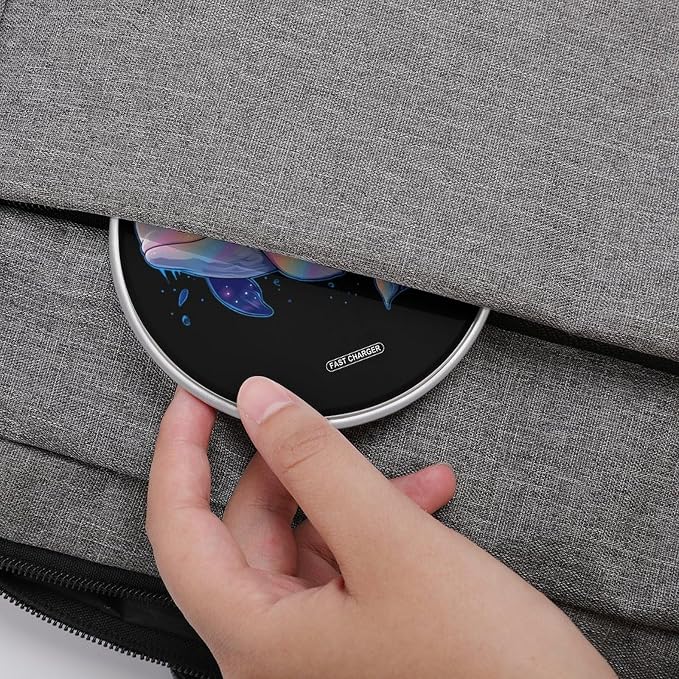 Rainbow Beluga Wireless Charger Portable Charging Pad | LightweightAll Smartphone