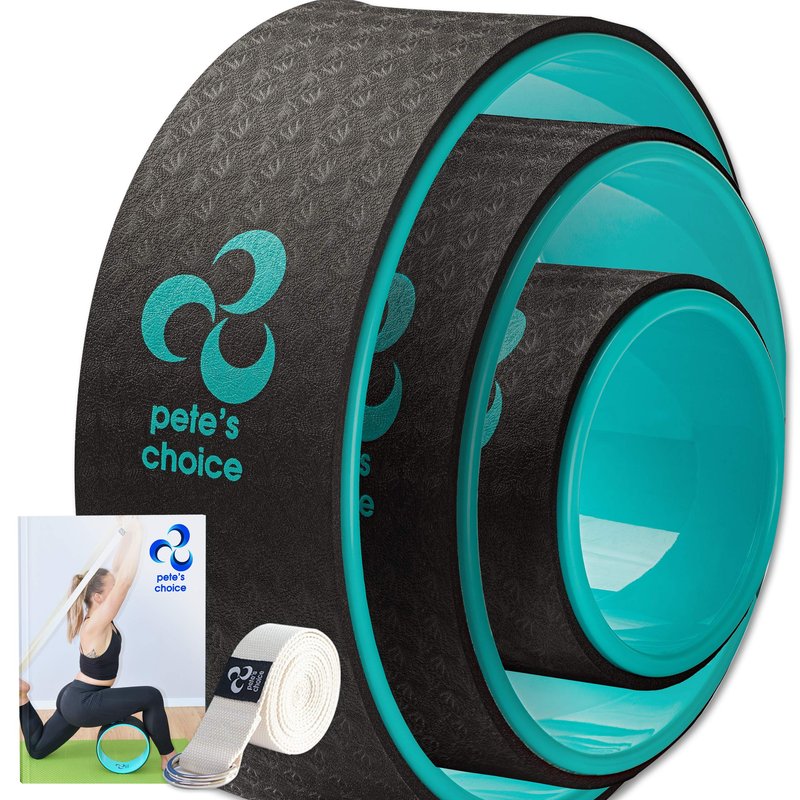 Yoga Wheel 3 Pack - Lose Weight, Get in Shape and Get Fit. Three pack Yoga Wheel Set. Home Exercise and Workout. Improve Posture