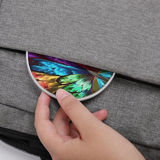 Rainbow Butterfly Wireless Charger 10W Fast Charging Pad Anti-Slip Qi Certified Wireless Charging Pad Charging Station Portable Phone Charger for All Wireless Charging Smartphone
