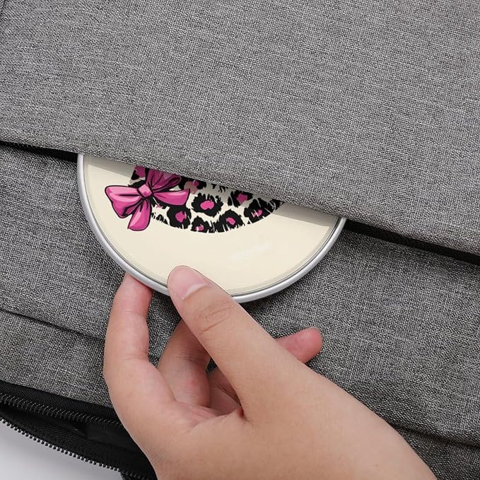 Leopard Kiss Lips Bows Wireless Charger Portable Charging Pad | LightweightAll Smartphone