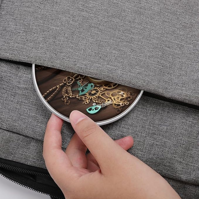 Steampunk Watches Keys Chains Wireless Charger Fast Charging Pad | Anti-Slip Qi Certified Wireless Charging Pad for All Phones with Wireless Charging Function for Home Office Travel