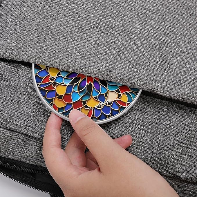 Moroccan Color Wireless Charger 10W Fast Charging Pad Anti-Slip Qi Certified Wireless Charging Pad Charging Station Portable Phone Charger for All Wireless Charging Smartphone