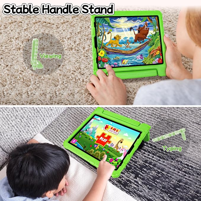 Case for iPad Pro 12.9 Case 2022/2021/2020/2018 with Pencil Holder &amp Hadle Stand Super Protection Kids Proof Cover for iPad Pro 12.9 inch 3rd/4th/5th/6th Generation Black
