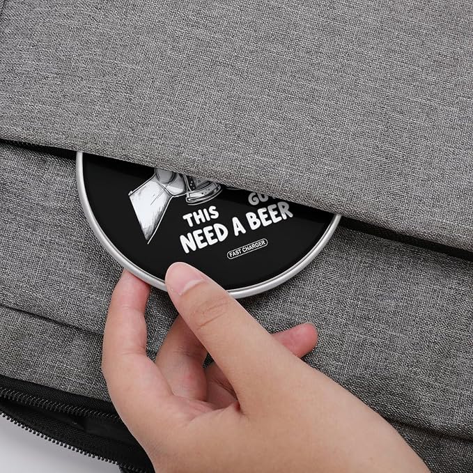 This Guy Need A Beer Wireless Charger SlimWireless Charging Pad Anti-Slip Charger Mat for Men Women