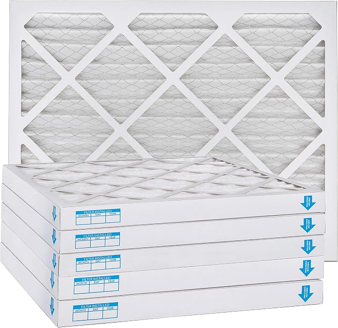 Aerostar 18x24x2 MERV 8, Pleated Air Filter, Box of 6, Made in the USA
