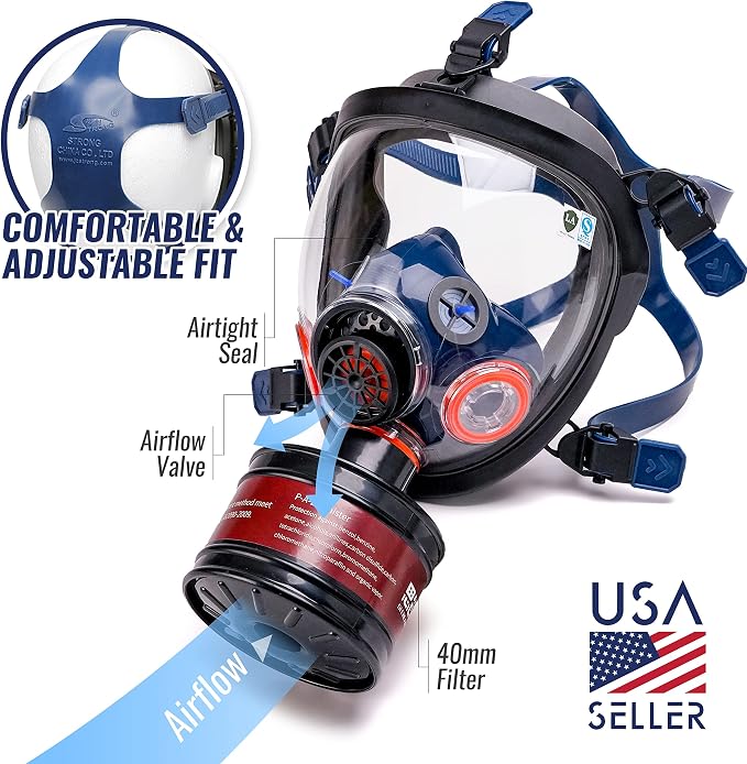 Tesoro P-A-2 Activated Carbon Cartridge Organic Vapors RD40 40mm Gas Mask