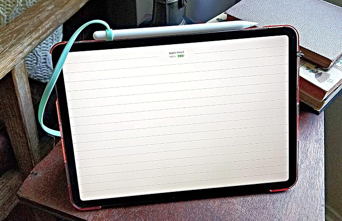 ZoopLoop Black Silicone Scratchproof 20.75in Tether for Digital Electronic Styluses (Diameter Range: 0.27-0.37in) - Secure Stylus to Tablet Case - Tablet Pencil Holder Accessory