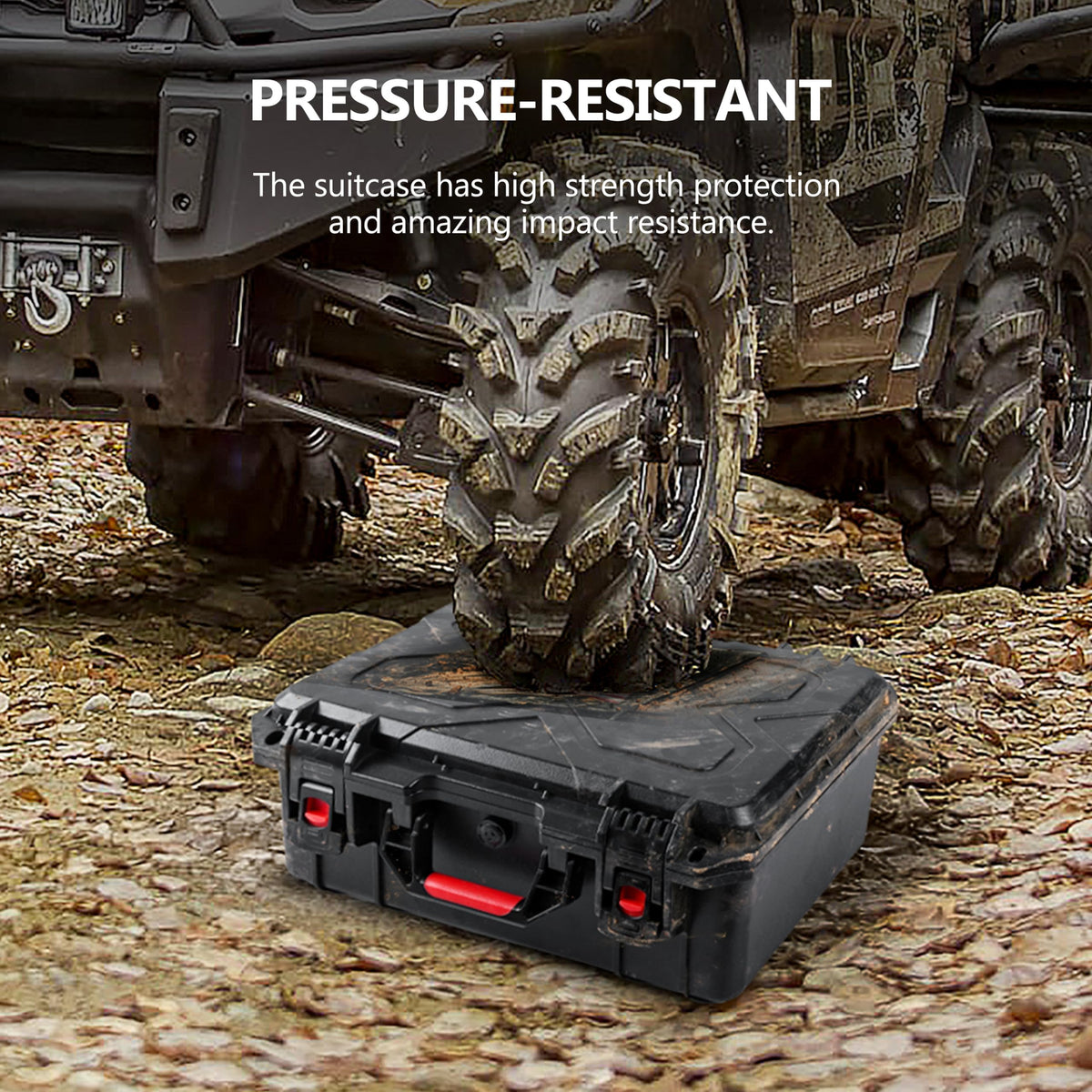 Kinghardcase Gun Case for Handguns 5 Pistol &12 Magazine Pre-Cut Multiple Pistols Shockproof Waterproof Hard Pistol Cases with Desiccant TSA Approved Firearm Travel Case