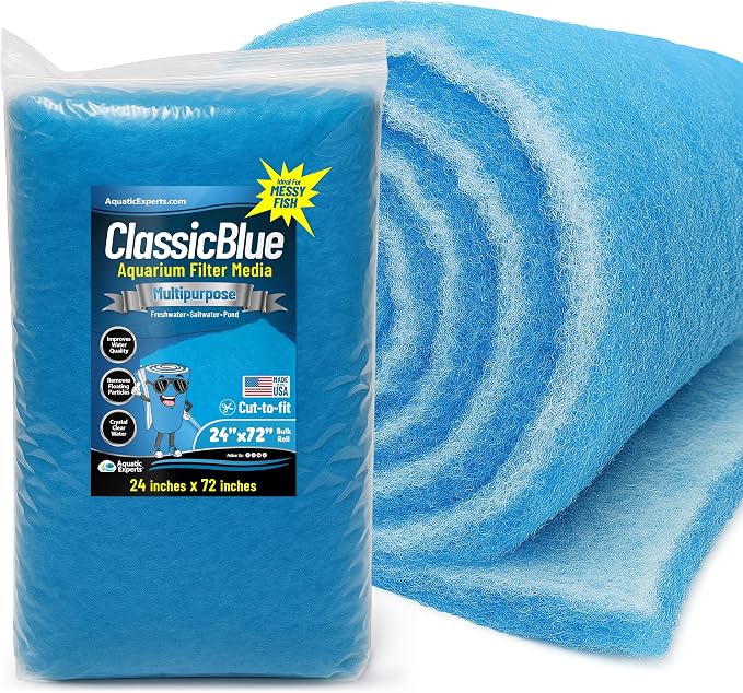 Aquatic Experts Classic Bonded Aquarium Filter Pad -24 Inches by 72 Inches by