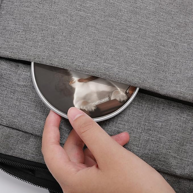 Cute Chihuahua Wireless Charger Fast Charging Pad | Anti-Slip Qi Certified Wireless Charging Pad for All Phones with Wireless Charging Function for Home Office Travel